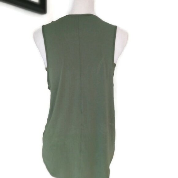 Lululemon Athletica Knot Tie Front Tank Top in Sage Green Size 8 - Picture 5 of 8